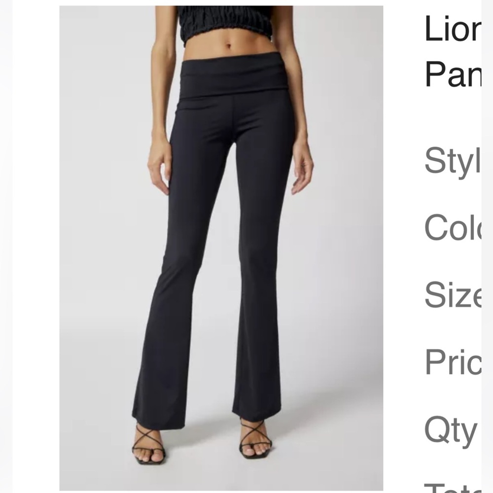 Lioness Amelie Low-Rise Pant- L